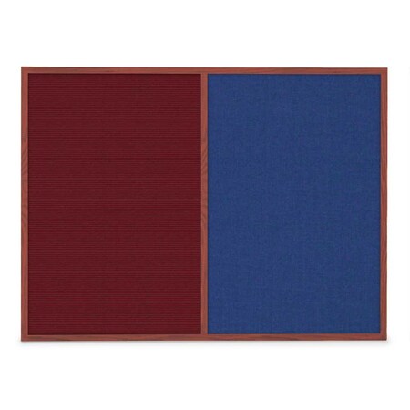 United Visual Products Sliding Door Indoor Enclosed Corkboard, 3 UV9000ACS-GOLD-DRKSPR